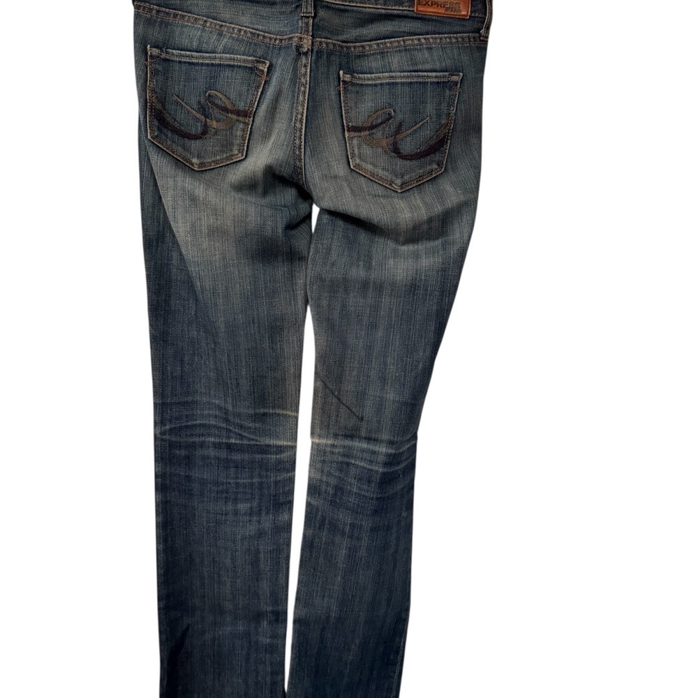 Express Dark Wash Skinny Jeans - Picture 2 of 8